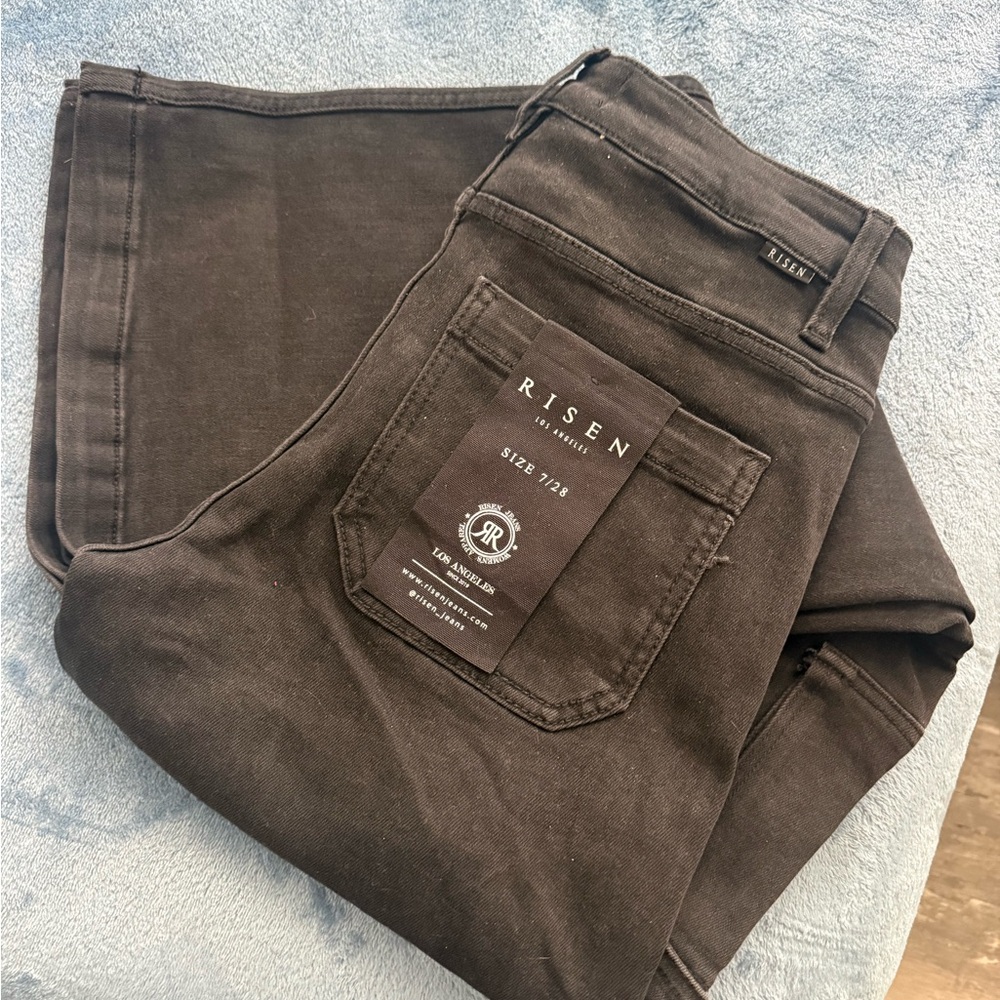 Risen Women's Black Flare Jeans